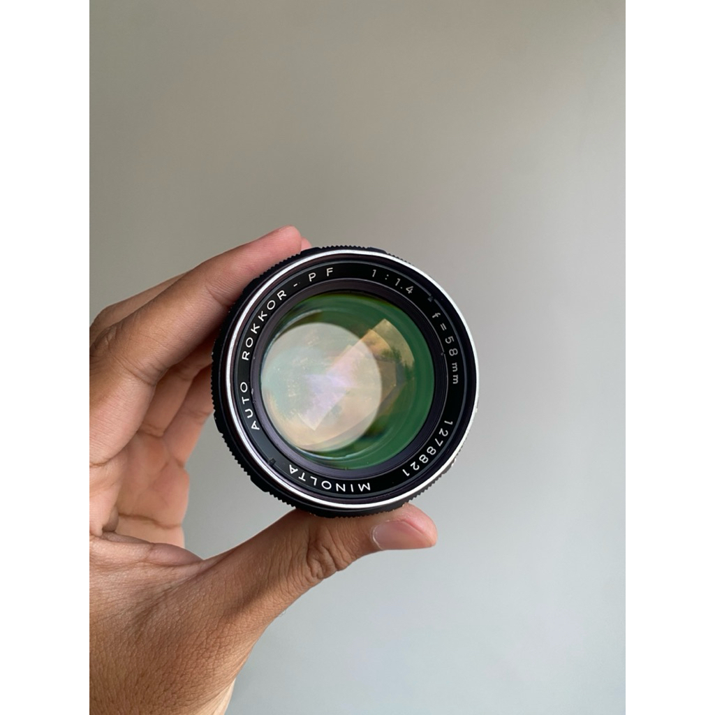 Minolta Auto Rokkor-PF 58mm f1.4 mount MD