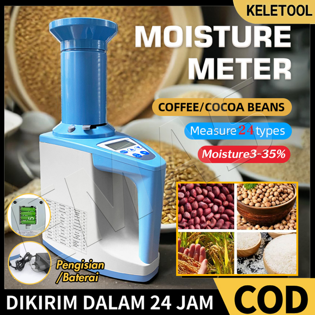 LDS 1G Alat Ukur Kadar Tester Air Tester Jagung Kadar Air  Cerdas Digital Ukur Sereal LDS 1G Grain M