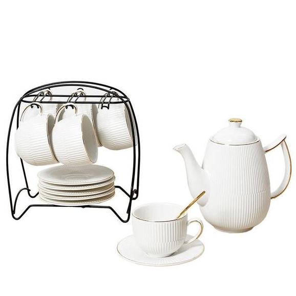 Appetite Set 7 Pcs Lailey Teko & Cangkir Dengan Saucer Set Water Jug With Cup Pitcher Dengan