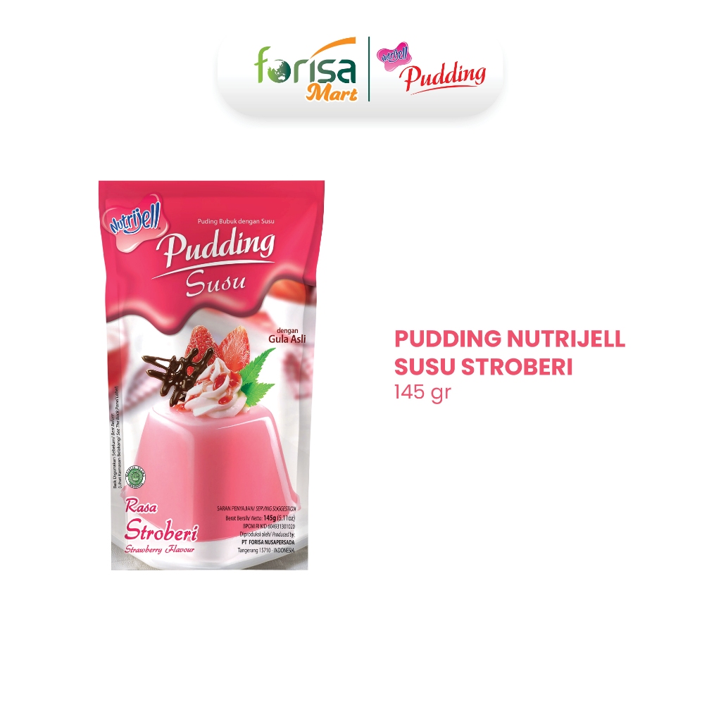 

Pudding Nutrijell Susu Strawberry 145 gr