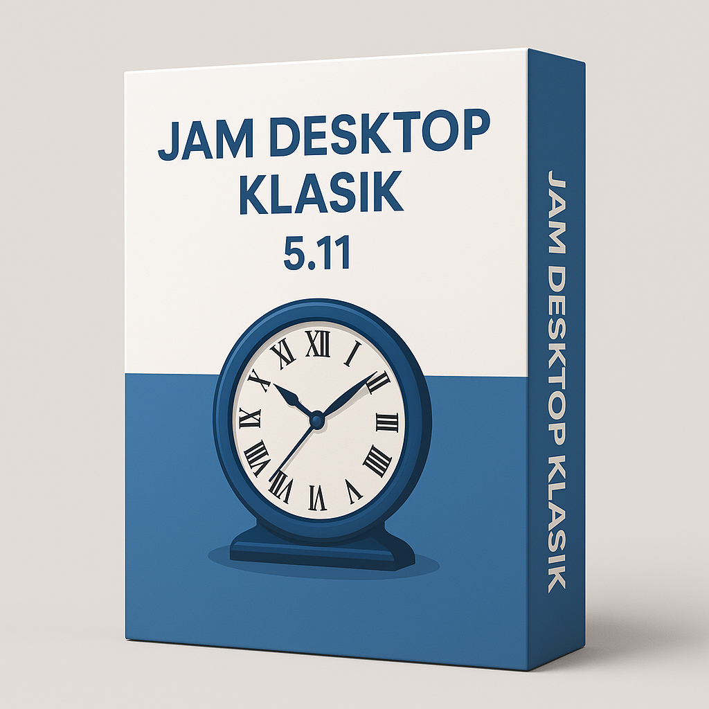 Aplikasi Software Jam Desktop Klasik 5.11