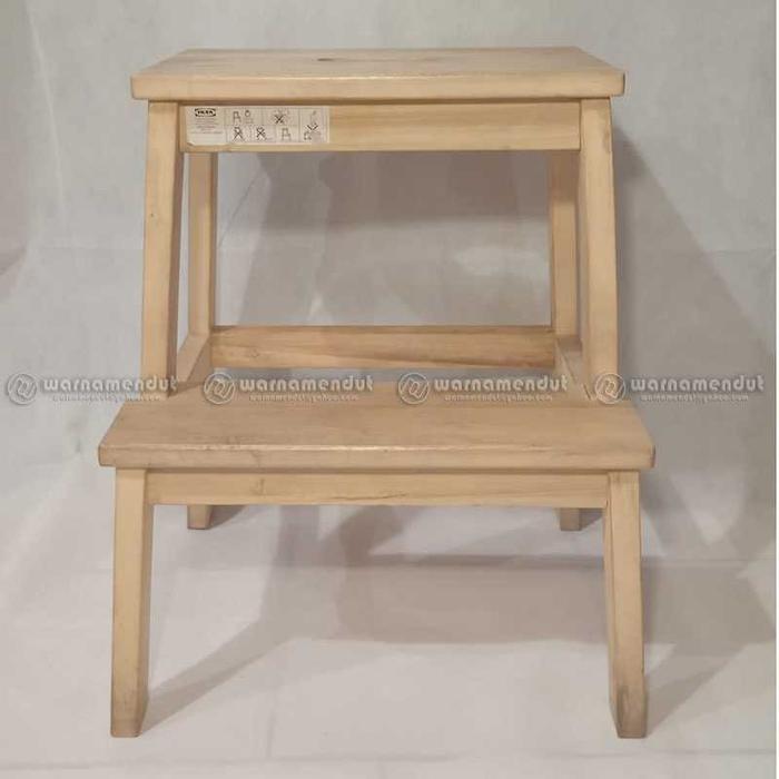 Bangku tangga kayu serbaguna / bangku tangga ikea