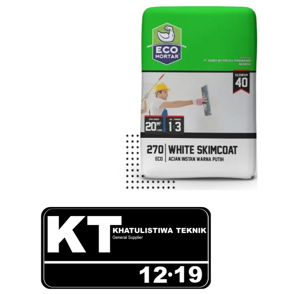 ECO 270 Acian Instan Putih 40 Kg, Semen Putih 40Kg