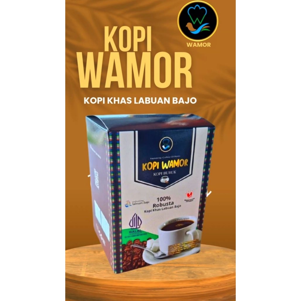 

Kopi Wamor 10 gram @ 10 sachet 30.000