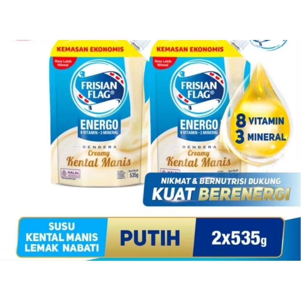 

Frisian Flag Pouch Creammy @545ml x 5 pcs