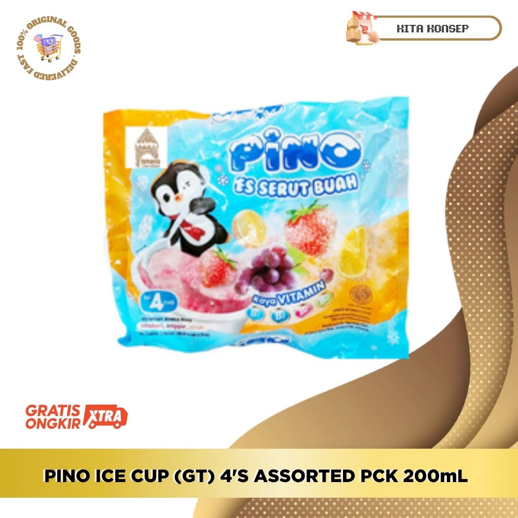 

PINO ICE CUP (GT) 4'S ASSORTED PCK 200mL