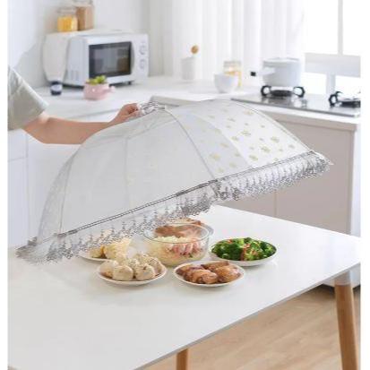 Tudung Saji Jaring Lipat - Tudung Saji Jaring Lipat Payung - Tutup jala transparan anti Serangga Bis