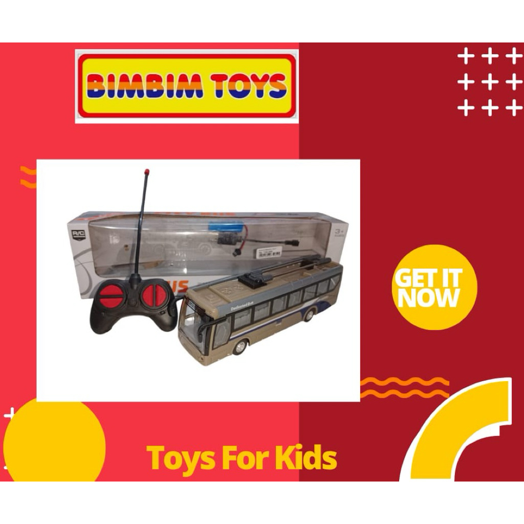 MAINAN MOBIL REMOTE CONTROL CITY BUS BIS RC BISA BERJALAN DENGAN REMOTE MAINAN BIS KOTA REMOTE VIRAL