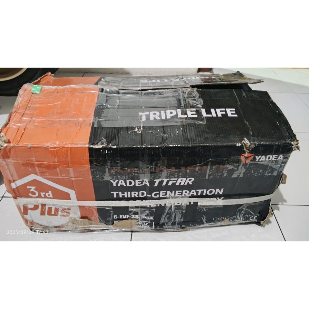 BATERAI AKI KERING SEPEDA LISTRIK YADEA