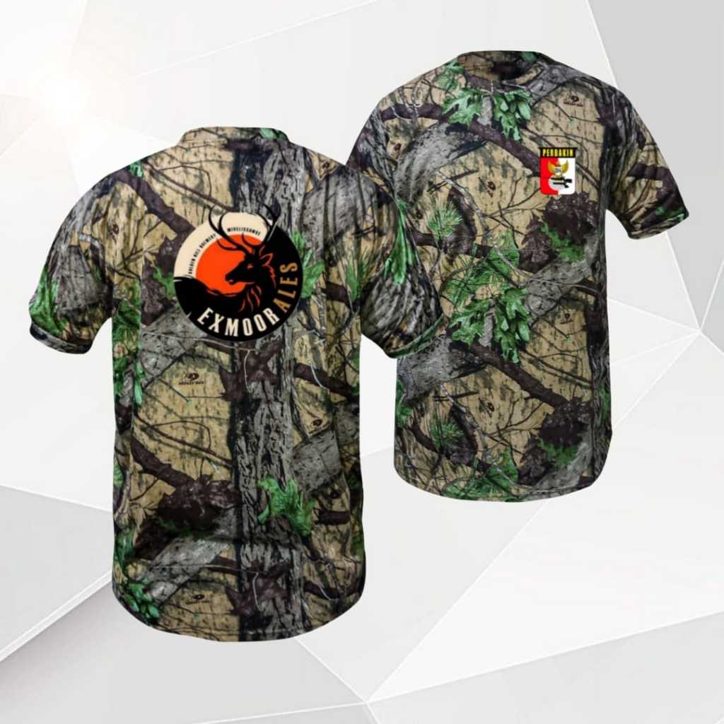 Kaos Camo Sniper Exmore Lengan Pendek Stylish Nyaman || Kaos Camo Sniper Lengan Pendek Outdoor Kasua