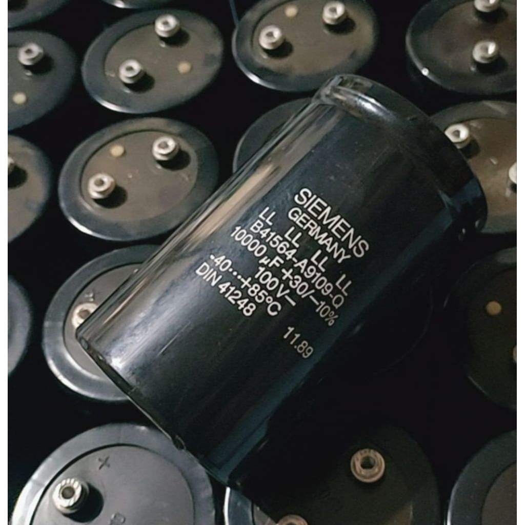 ELCO JUMBO SIEMENS 100V10.000UF ORIGINAL