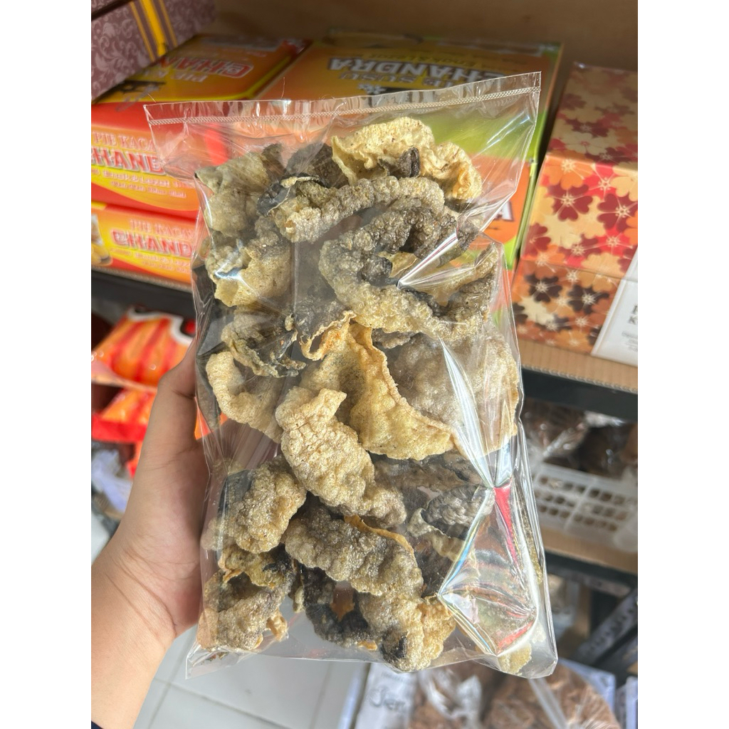 

KRUPUK IKAN SALMON SUPER 150gr