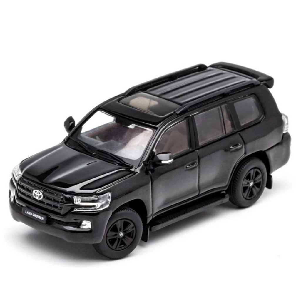 GCD Diecast Skala 64 Toyota Land Cruiser LC200 Black