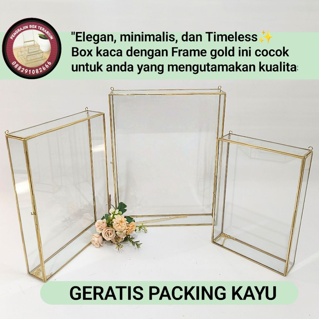 

(GRATISS PACKING KAYU)Kotak kaca,Box mahar,Tempat mahar & seserahan pernikahan