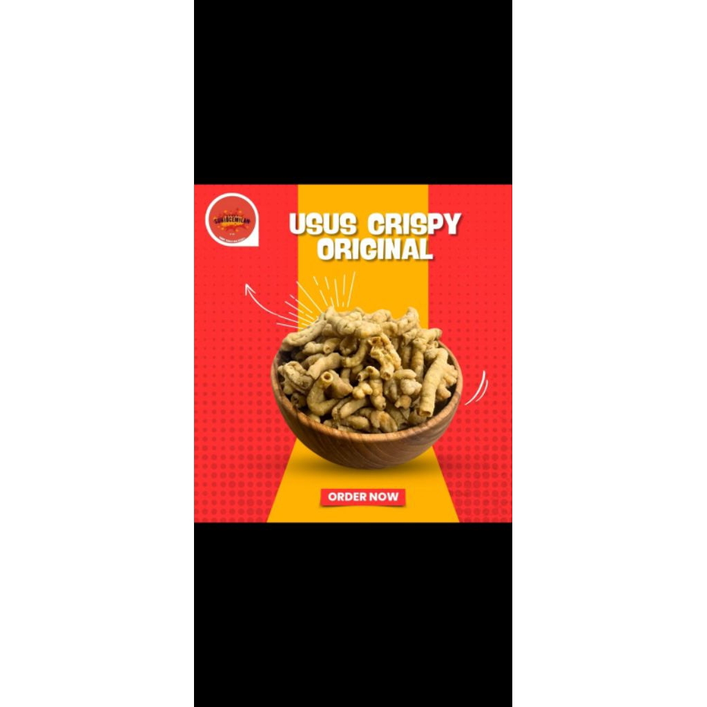 

PROMO!!!PAKET USUS AYAM CRISPY ORIGINAL 500GR DAN USUS AYAM CRISPY DAUN JERUK