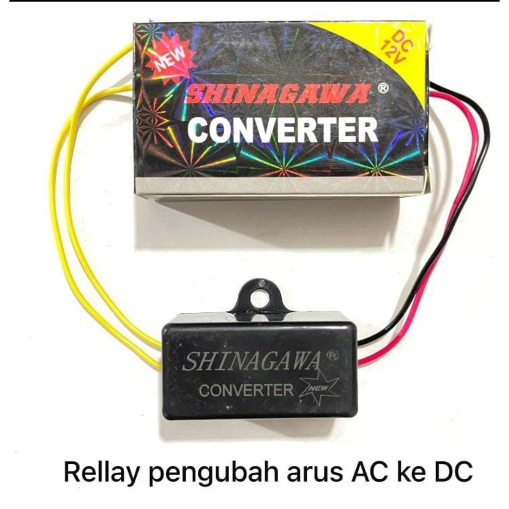 Rellay pengubah arus ac ke dc / converter pengubah arus lampu ac ke dc