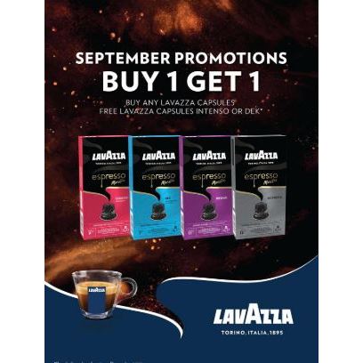 

Lavazza Coffee Capsule Qualita ROSSA / ORO / CREMA Nespresso compatible - Kapsul Kopi LAVAZA untuk Nespresso kompatibel - Import Made in Italy - 10 Capsule /box