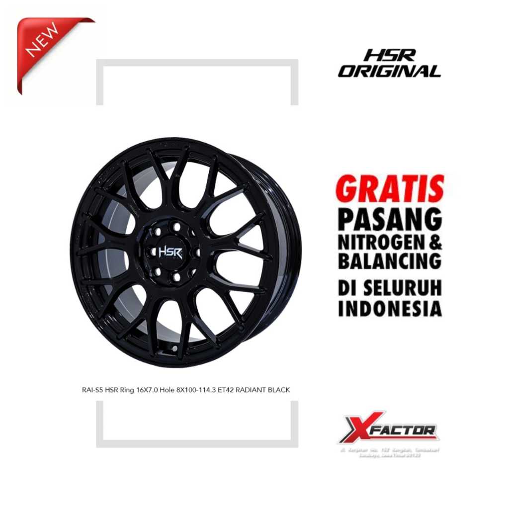 VELG MOBIL R16 HSR RAI -S5 HSR R16X7 H 4X100 - 4X114,3 ET42