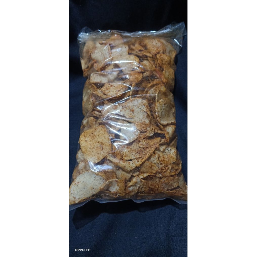 

Basreng bulat/ kripik basreng pedes kemasan 500 gr