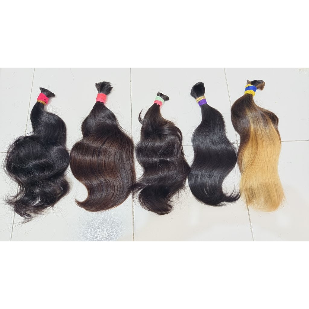 potongan rambut wanita asli ukuran 45cm