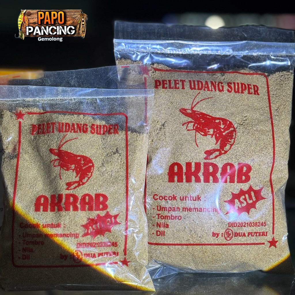 PELET AKRAB pelet udang super
