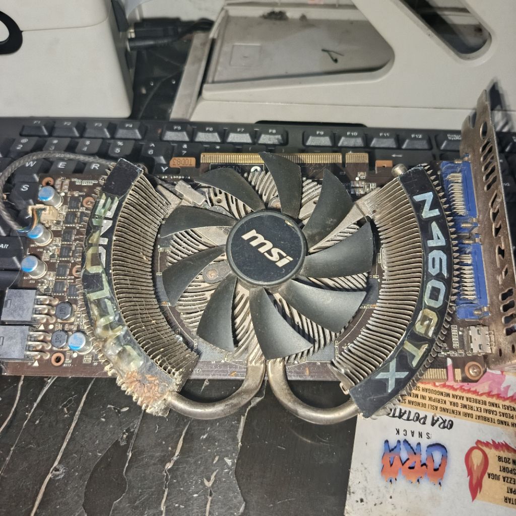 VGA card MSI N460GTX, no minus