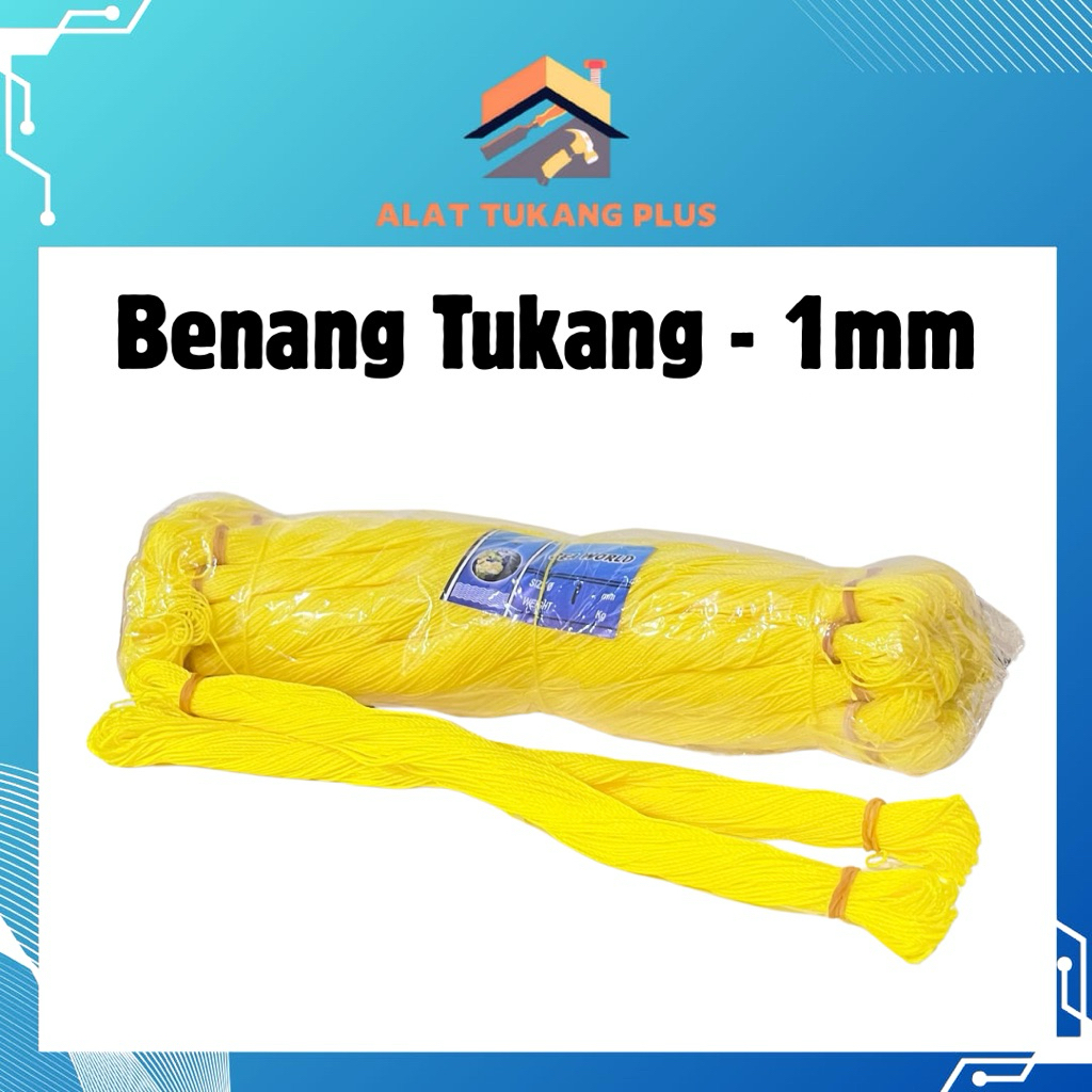 Benang Tukang - Benang Nylon warna kuning ukuran 1mm