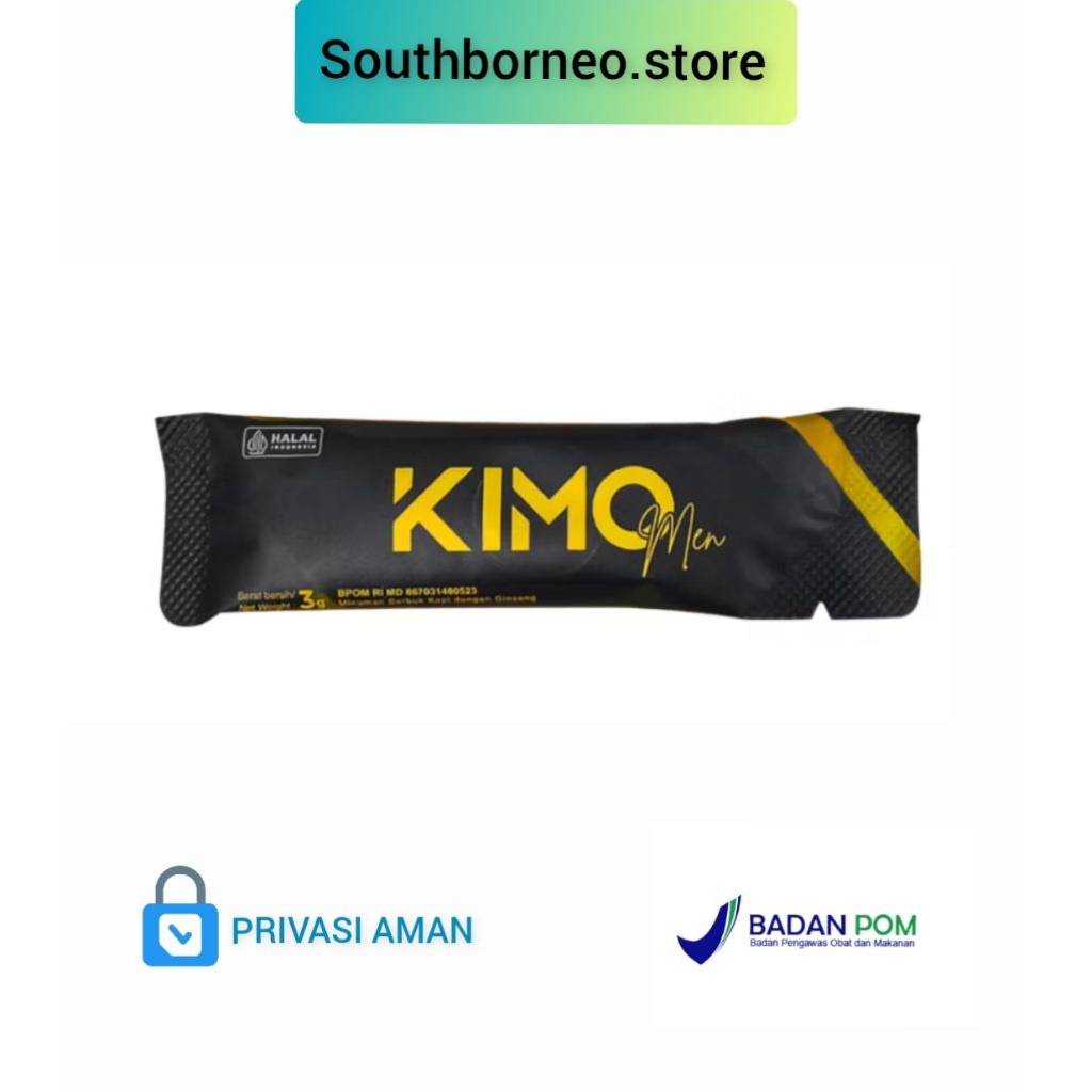 

KIMO Serbuk Kopi Ginseng Pria Herbal - 1 Sachet