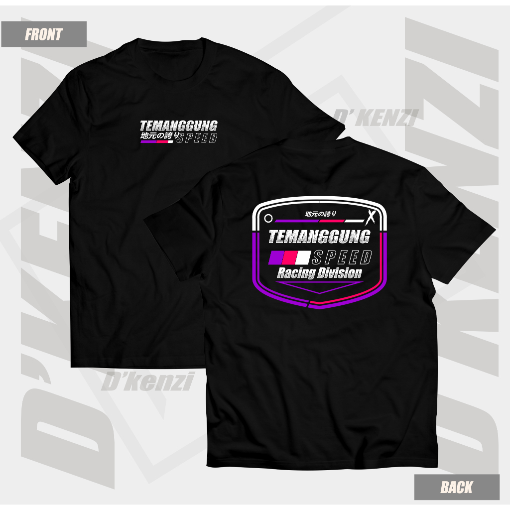 Kaos Kota Temanggung T-shirt Temanggung Racing Bahan katun adem nyaman enak dipakai