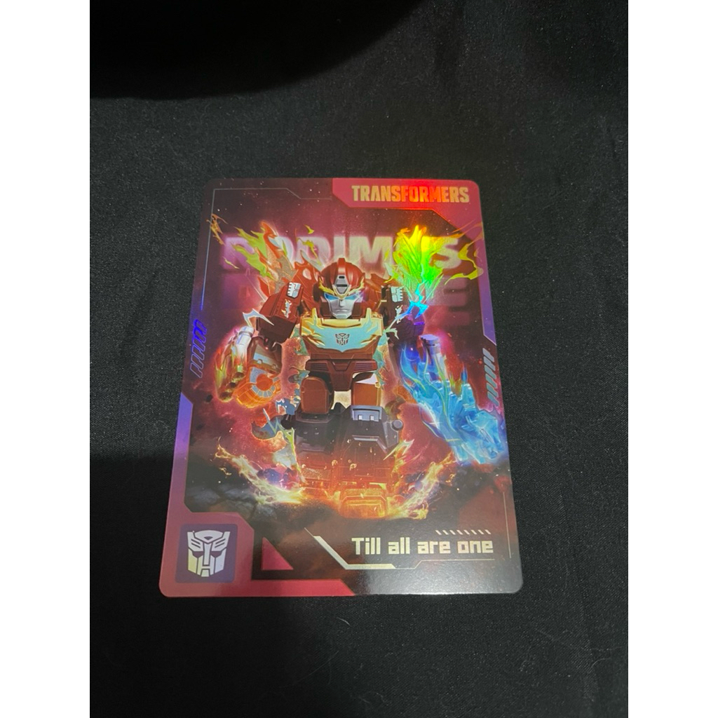 blokees galaxy defender card rodimus prime super secret