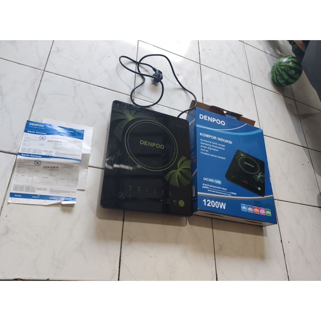 kompor induksi denpoo bekas