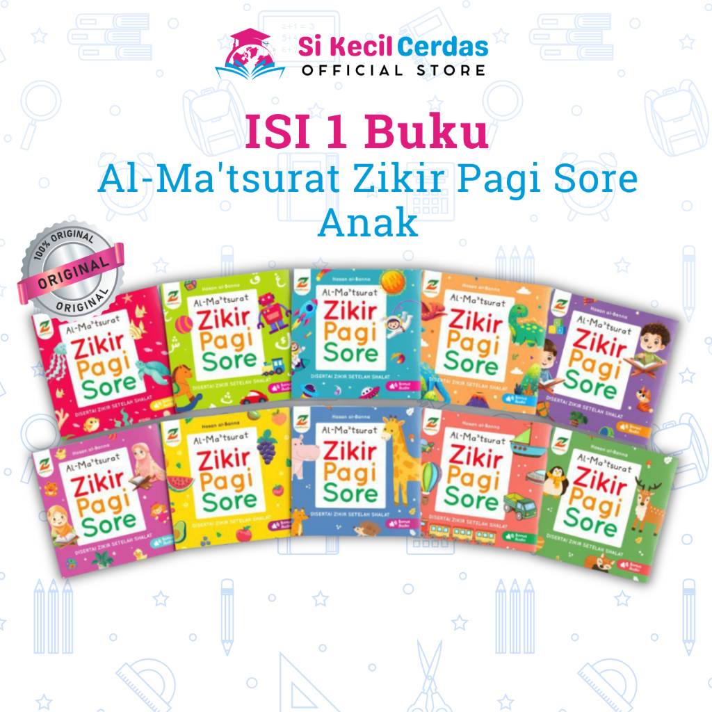 Buku Saku Doa Dzikir Zikir Pagi Sore Setelah Sholat Souvenir Lipat Murah