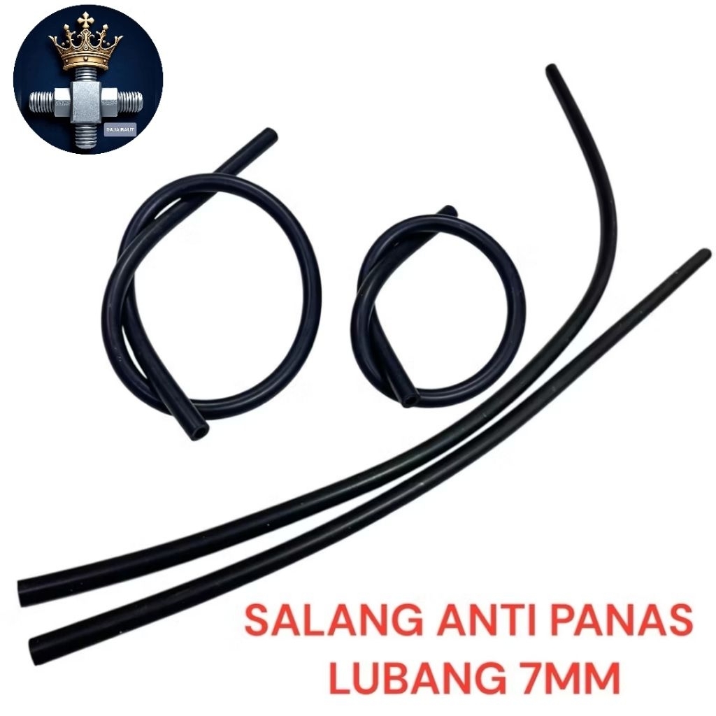 SELANG LUBANG 7mm ANTI PANAS ANTI RETAK SLANG BENSIN ORIGINAL UNIVERSAL CARRY ST 10 100 MOTOR MOBIL
