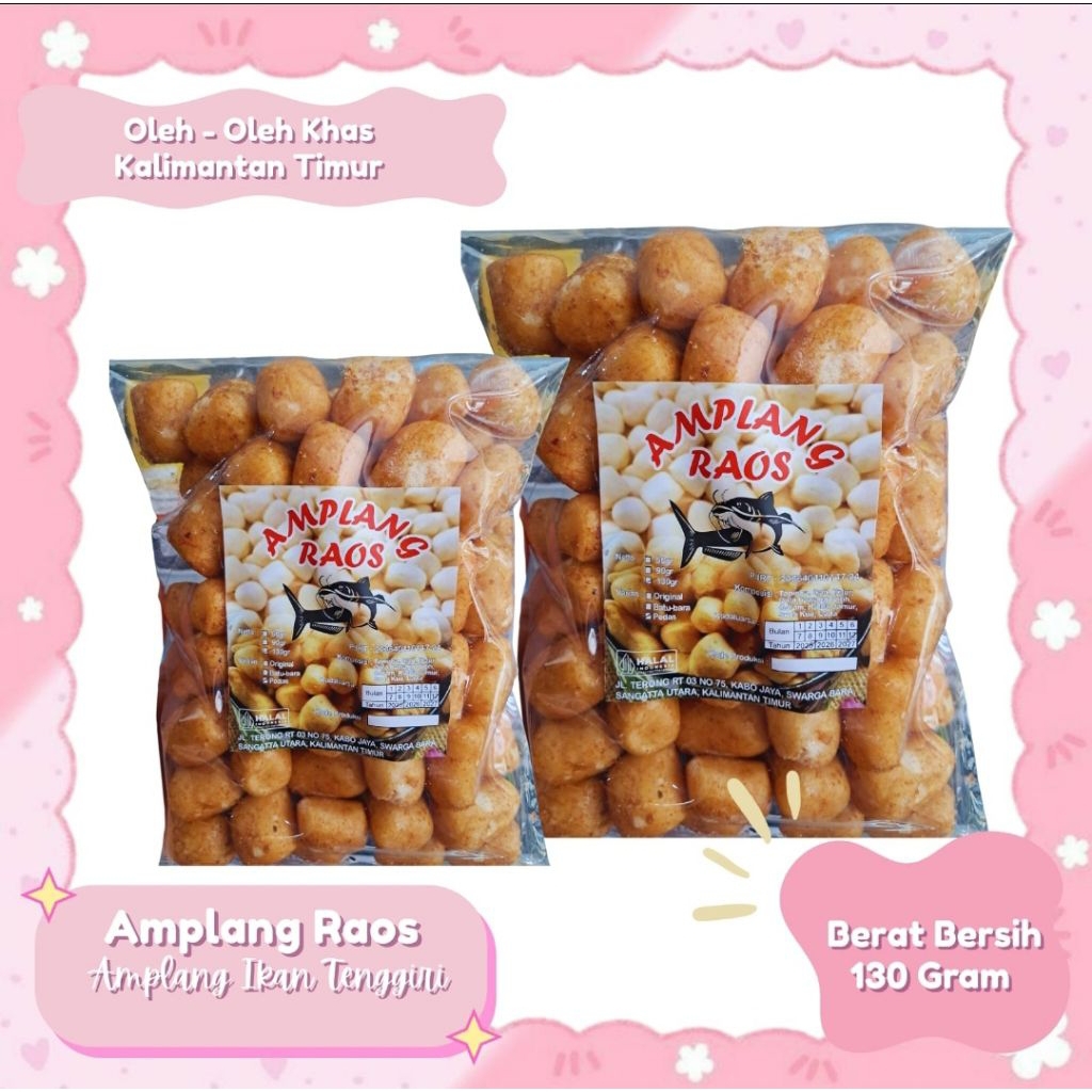 

Amplang Raos Ikan Tenggiri 130gr | Oleh-oleh Khas Kalimantan Timur