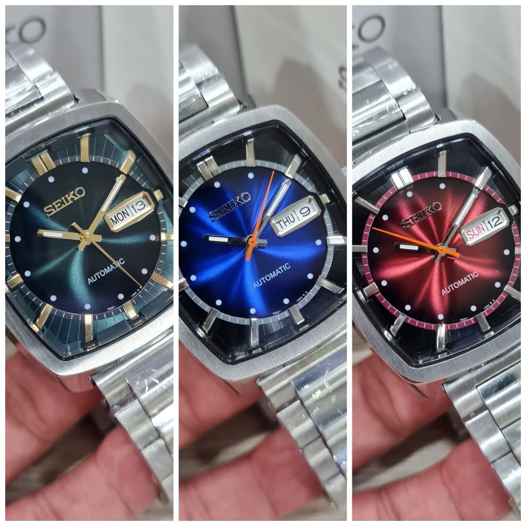 BARU Jam seiko recraft kotak petak automatic