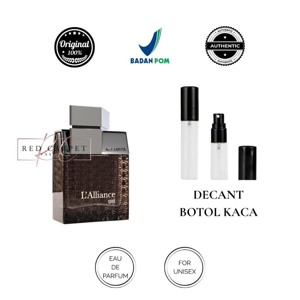 DECANT / SHARE / TESTER RUE BROCA L'ALLIANCE SPIRIT EDP BOTOL KACA