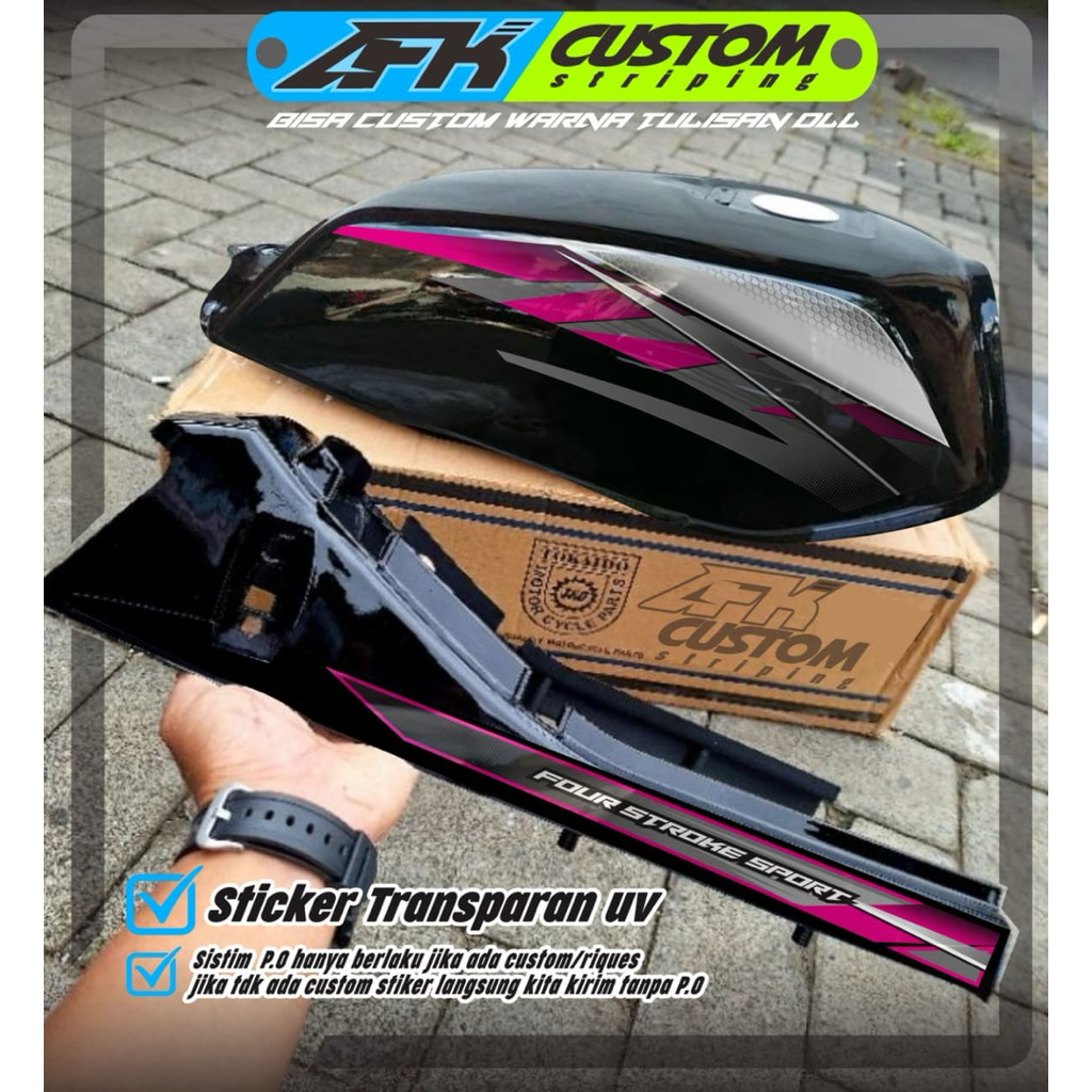 STRIPING GL PRO MAX TRANSPARAN/STRIPING GL /STRIPING GL CUSTOM/STRIPING GL VARIASI CUSTOM/STRIPING G