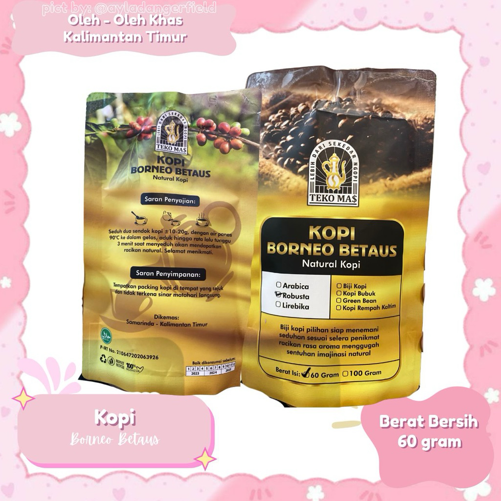Kopi Borneo Betaus - Natural Kopi Asli Kalimantan