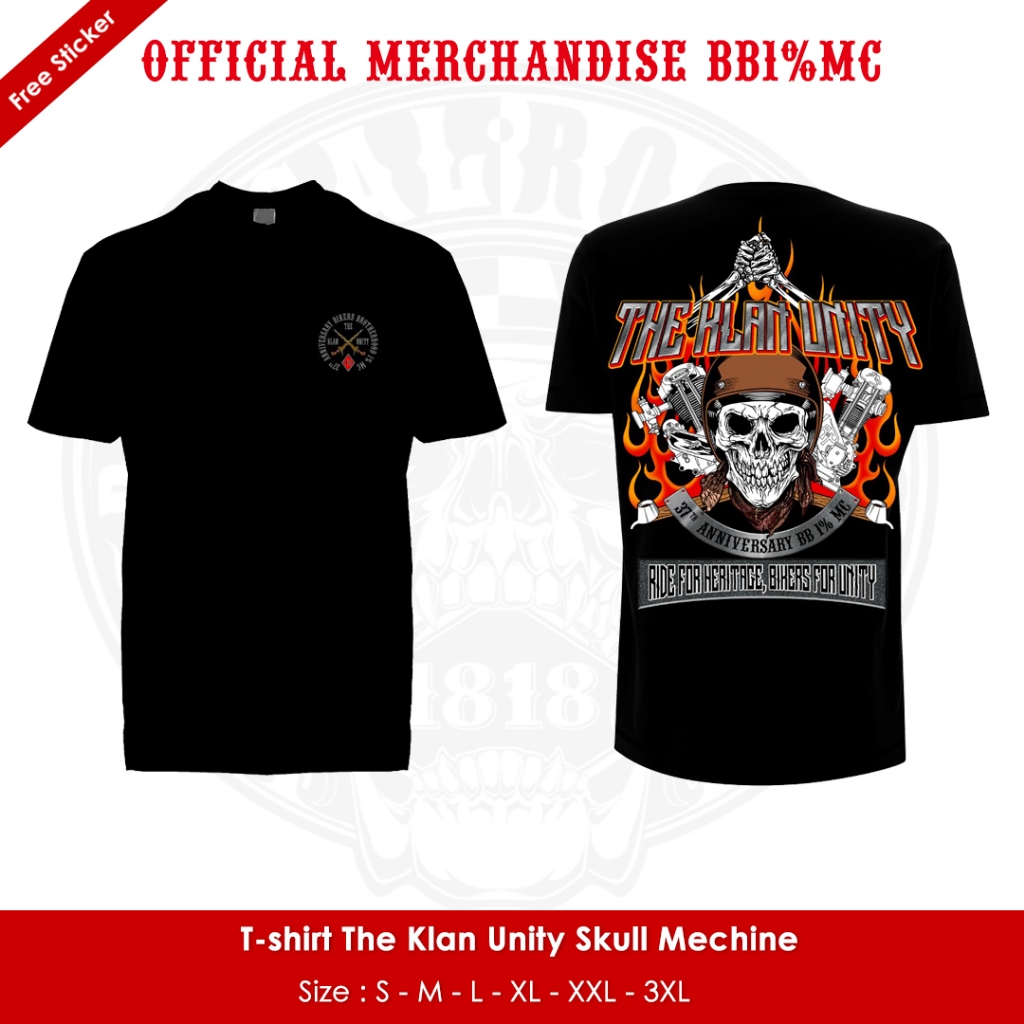 T-shirt Bikers Brotherhood 1% MC 37th