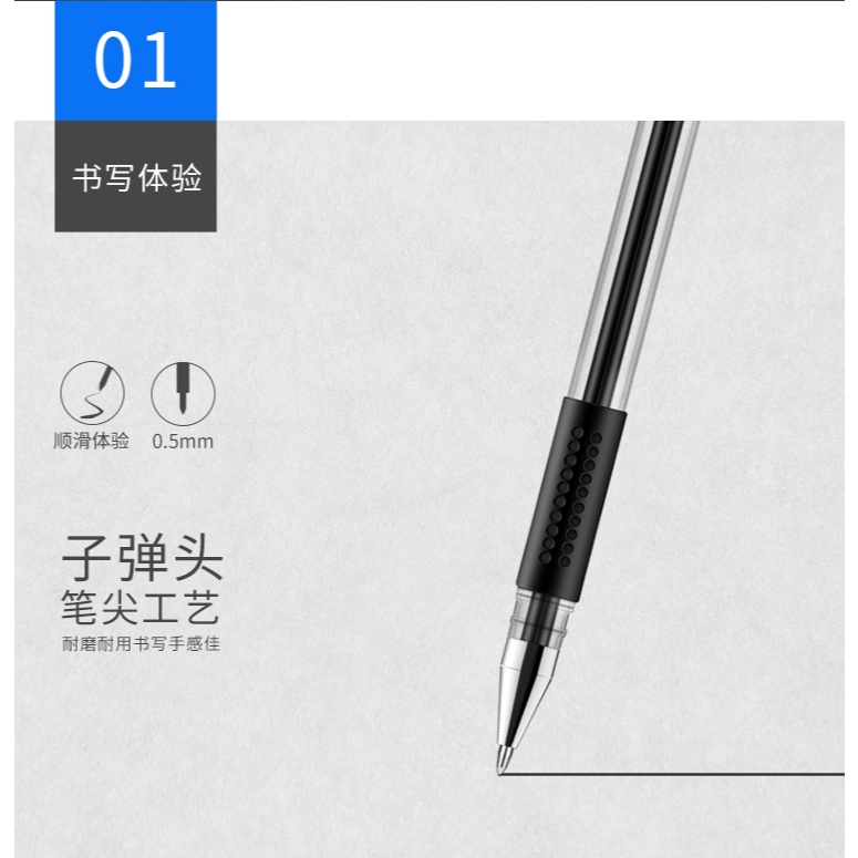 

GEL PRINTING INK PEN / BLACK/SIZE:0,5mm