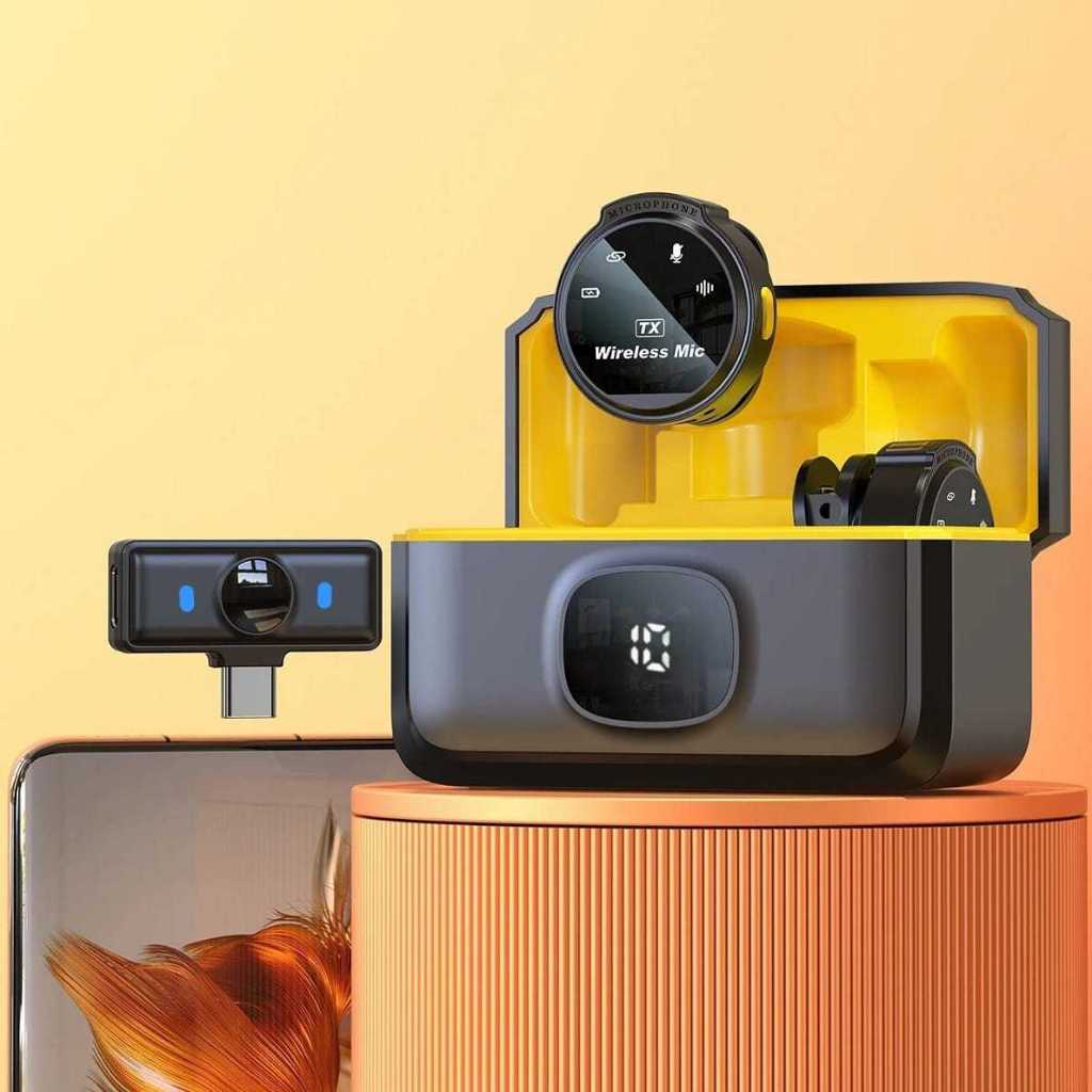 ORI Mija Mikrofon Wireless Lavalier Microphone Vlogger Magnetic Clip