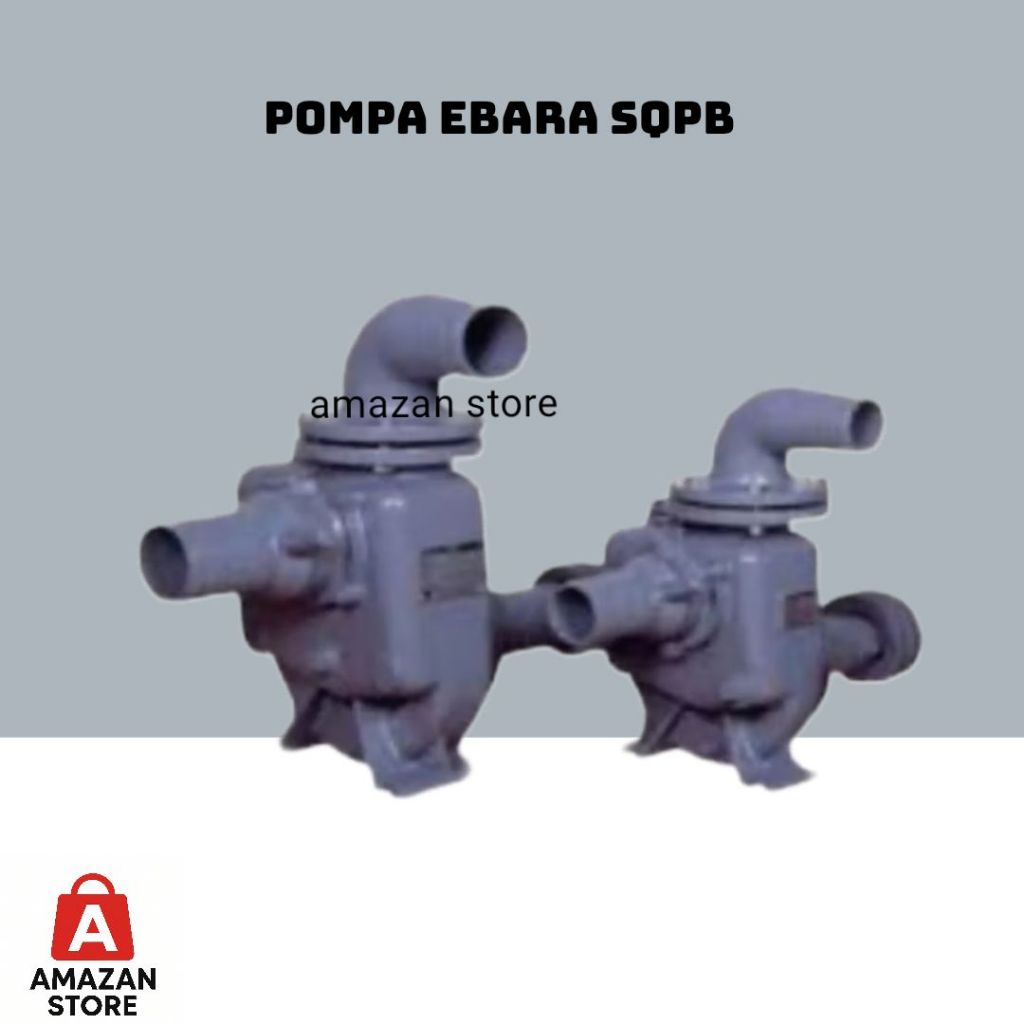 Pompa Air Irigasi & Banjir / Water Pump Ebara SQPB 100 + Engine / Dinamo Listrik.