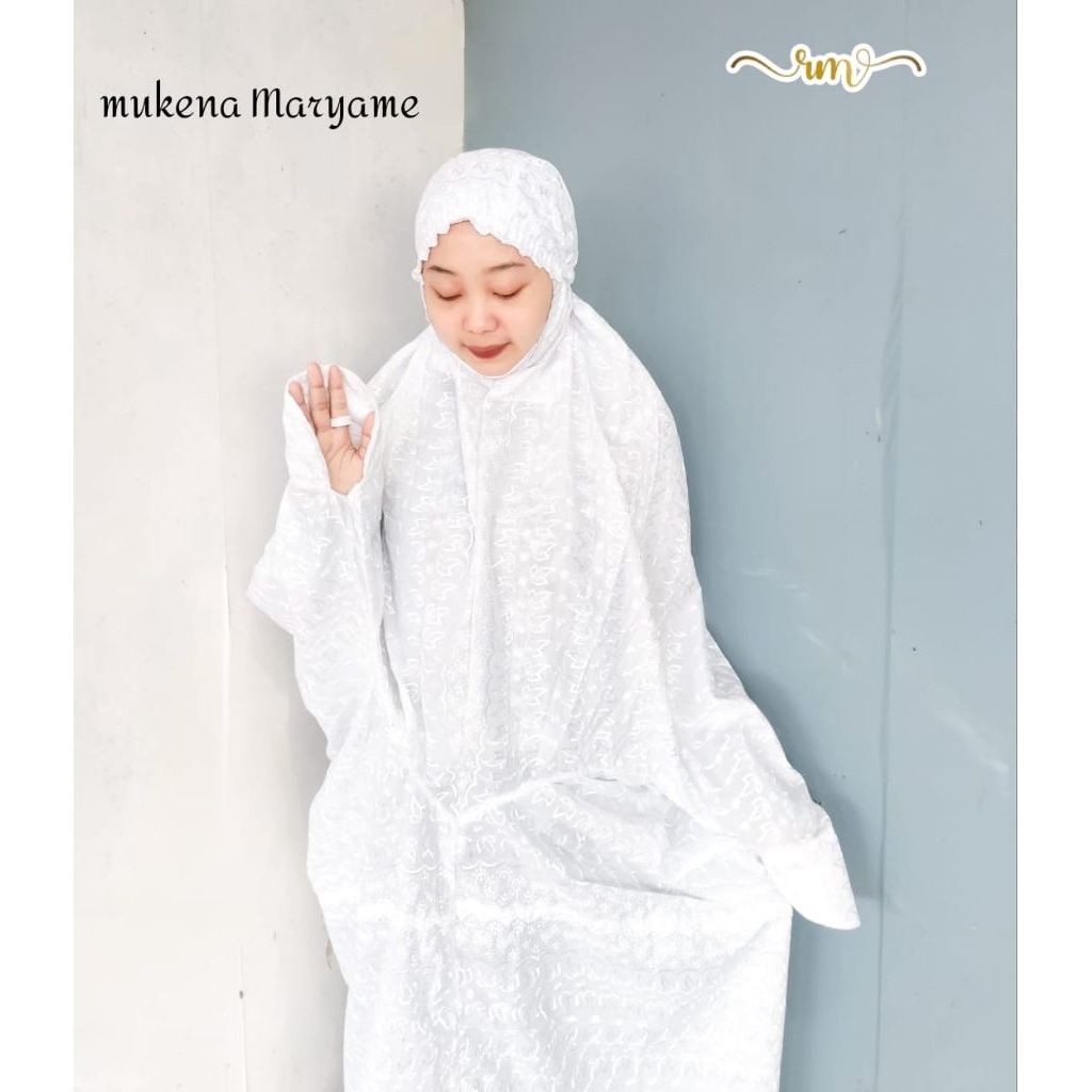 Mukena Dewasa Sutra Paris putih