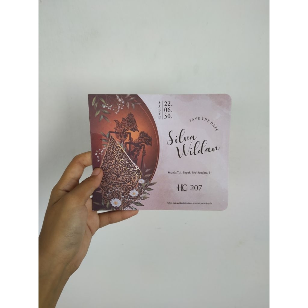 Undangan Pernikahan Murah Sudah Cetak l Undangan Pernikahan Wayang