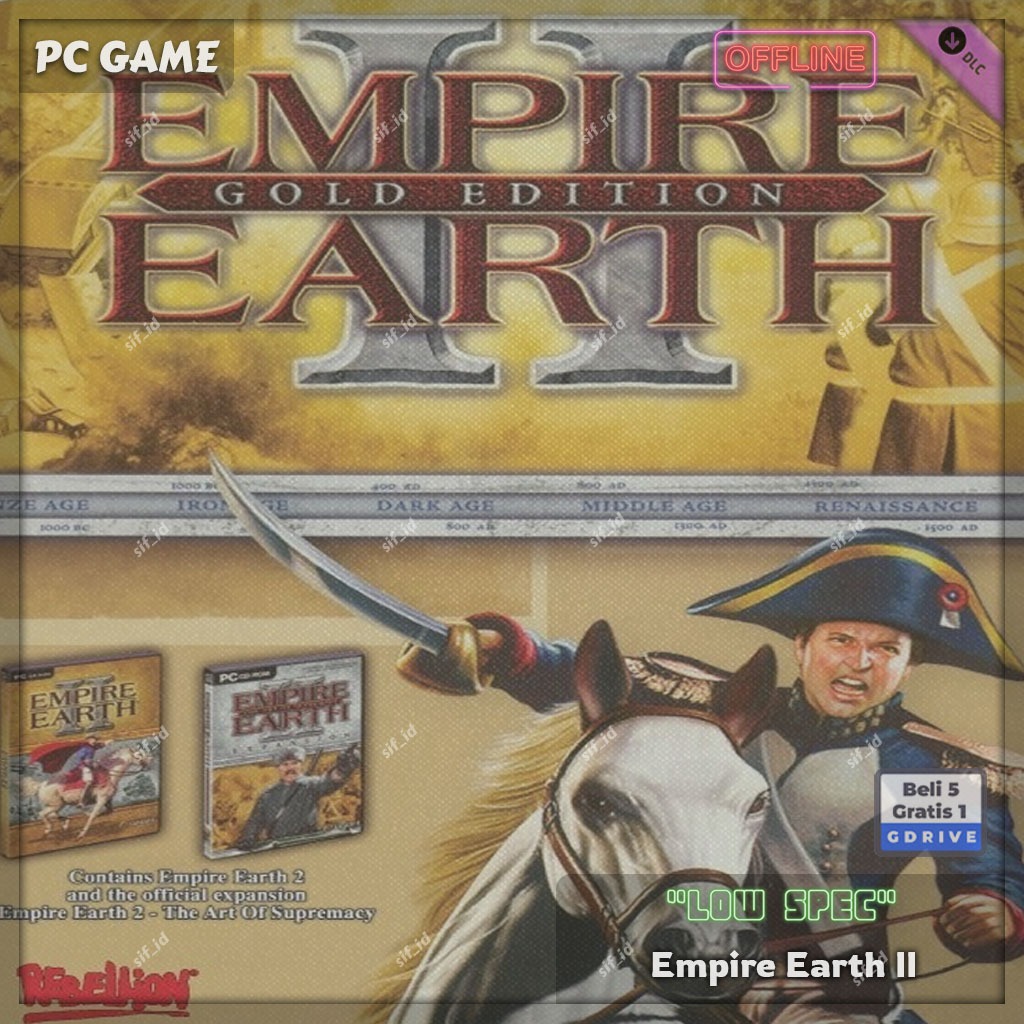Empire Earth 2 Gold Edition - Empire Earth II The Art of Supremacy - PC Game