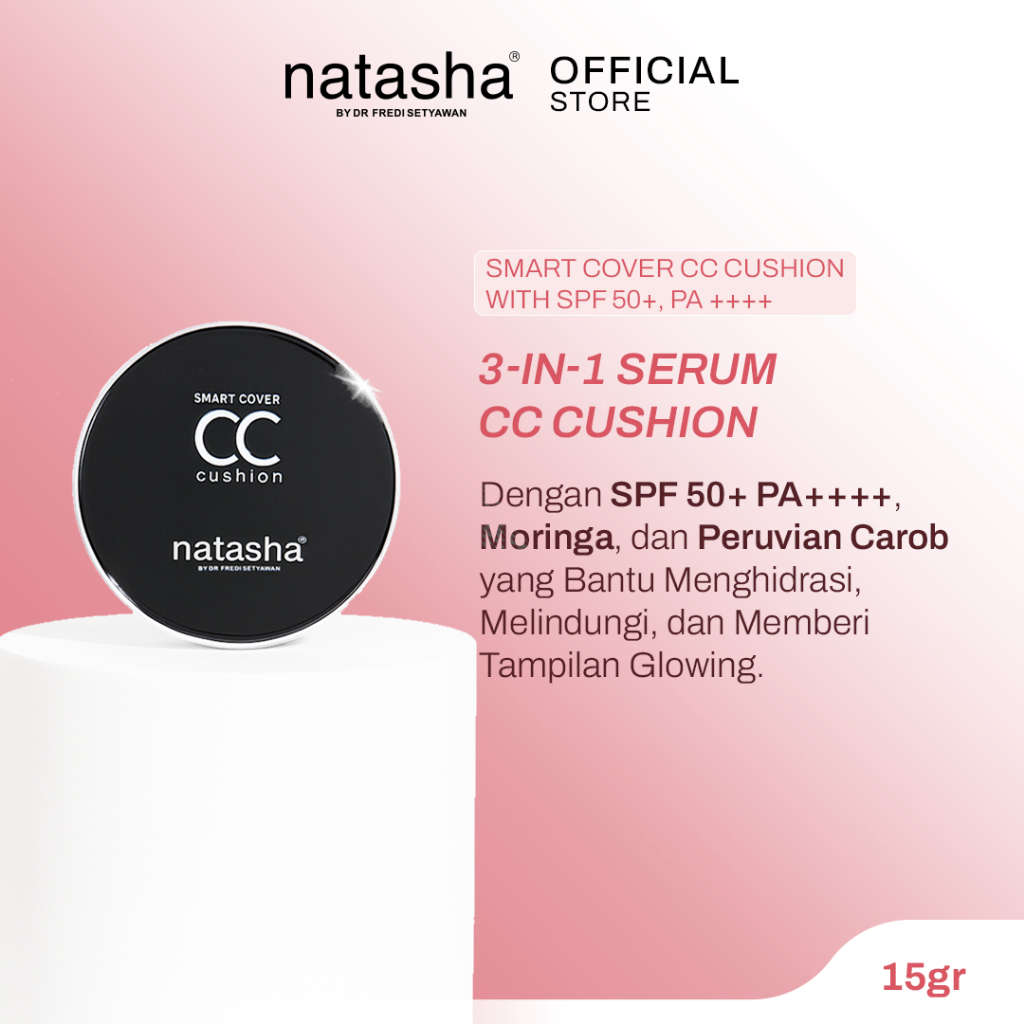 Natasha by dr Fredi Setyawan Smart Cover CC Cushion with SPF 50+, PA ++++