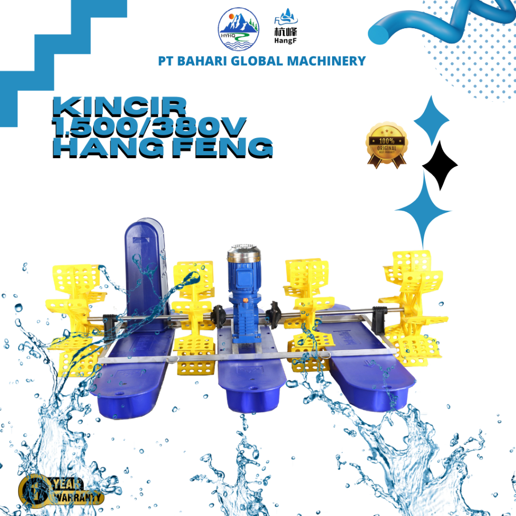 Kincir Air Tambak 2 HP 3 phase Nylon merk HANGFENG