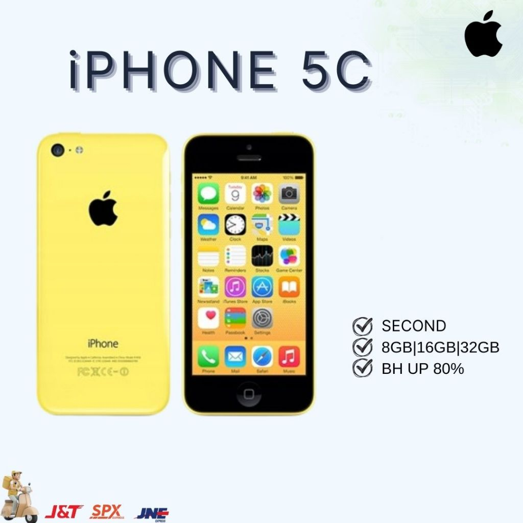 HP IPHONE 5C DENGAN KUALITAS BAGUS BARANG SECOND HARGA TERJANGKAU DESAIN YANG LEBIH BEWARNA
