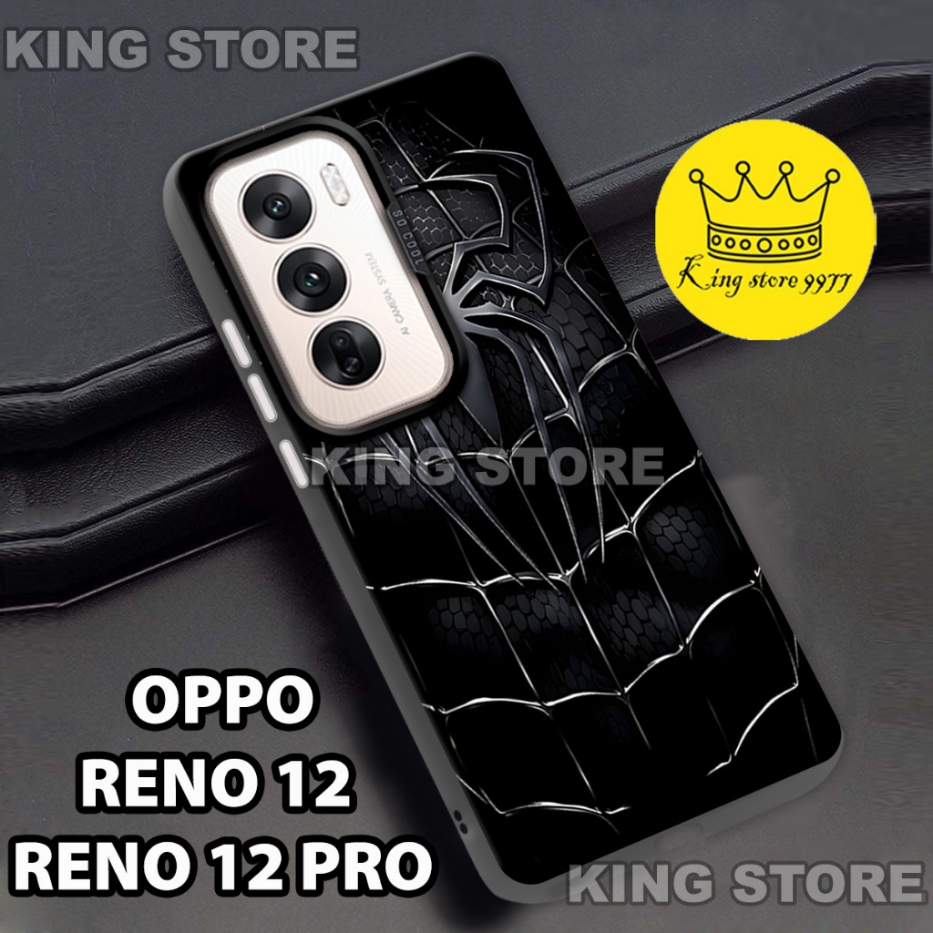 (KS11)  Case OPPO RENO 12 - OPPO RENO 12 PRO/ Motif gambar /Motif Spiderman/casing OPPO RENO 12- OPP