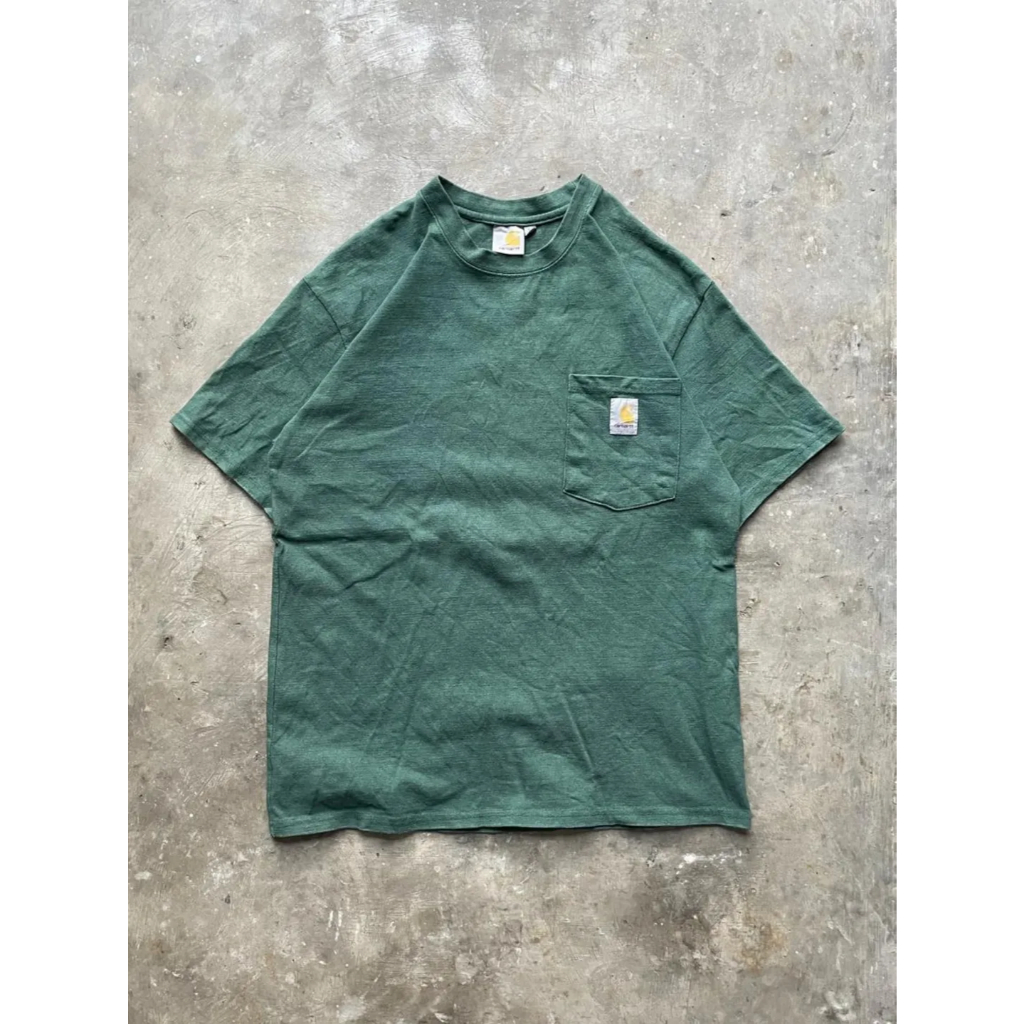 CARHARTT POCKET KAOS HIJAU ORIGINAL PRIA